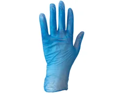 Wegwerphandschoen Arco Essentials vinyl blauw L 100st