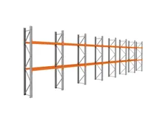 palletstelling,basis+6xaanbouw,HxBxD 3360x13575x750mm,vakl. 3000kg