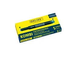 Inktpatroon Online Kombi nachtblauw doos à 5 stuks