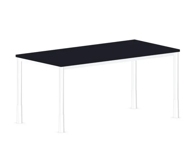 In hoogte verstelbaar bureau,HxBxD 720-840x1600x800mm,CC-zwart