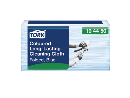 Reinigingsdoek Tork 194450 W8 multifunctioneel gevouwen blauw