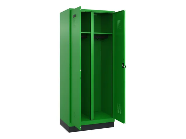 locker voor scheiding van kleding,HxBxD 1950x800x500mm,2vak