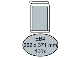 Envelop Quantore Bordrug Eb4 262x371mm 120gr Wit Zelfklevend - 1