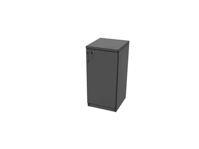 kantoorkast,HxBxD 825x400x445mm,MS-donkergrijs