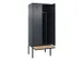 locker met bank,voor scheiding van kleding,HxBxD 2120x800x815mm,2vak