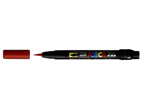 Brushverfstift Posca PCF350 Penseelpunt 1-10mm Roze