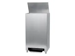 Ingo-man afvalbak 50 Liter RVS sluitend m.b.v. voetpedaal