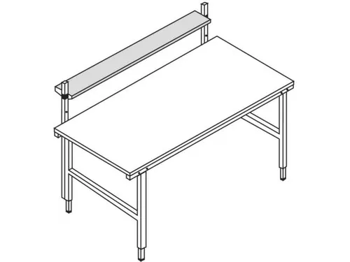 legbord,v. paktafel,HxBxD 30x1600x400mm,hout,lichtgrijs