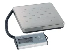 Pakketweger MAUL Cargo 120kg metalen plateau 27x27cm +9V batterij zilv