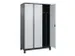 locker voor scheiding van kleding,HxBxD 1950x1200x500mm,3vak