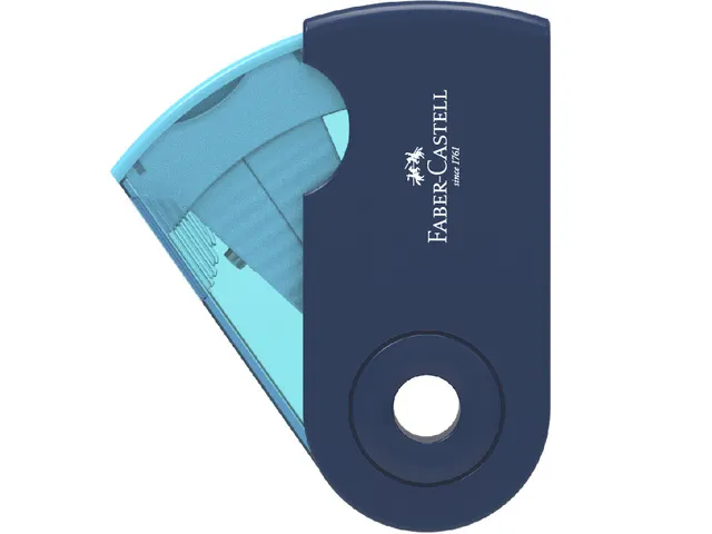 puntenslijper Faber-Castell "Sleeve" assorti kleuren 2-gaats display a