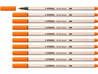 Brushstift STABILO Pen 568/30 bleek vermiljoen - 8