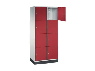 grootvolume-lockersysteem,RAL 7035/RAL 3003,HxBxD 1950x820x500mm - 1