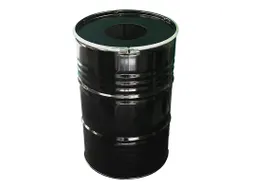 Stoere Afvalbak Binbin Met Inwerpopening 200 Liter Zwart