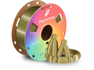 Polymaker 3D printer Filament Panchroma PLA Silk 1,75mm Brass 1kg - 1