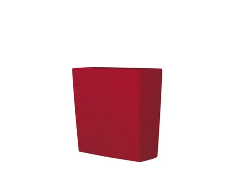 plantenpot,trapeziumvormig,PE,robijnrood,HxBxD 900x900x390mm,55l