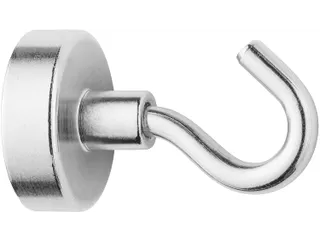 Magneet Westcott met haak 25mm zilver. Trekkracht +/- 15kg - 2