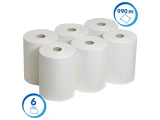 Handdoekrol Scott Slimroll 1-laags 165m wit 6657 - 3