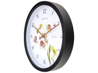 Buitenklok Nextime dia 30.5cm Silene cijfers, zwarte rand witte wijzer - 4