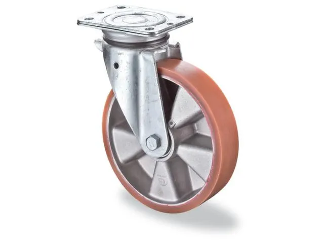 Zwenkwiel Pu-Band Aluminium Velg Øxb 200X50Mm Draagverm. 600Kg