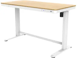 Zit-Sta Werkplek 120cm Whitewash eiken Elektrisch Verstelbaar