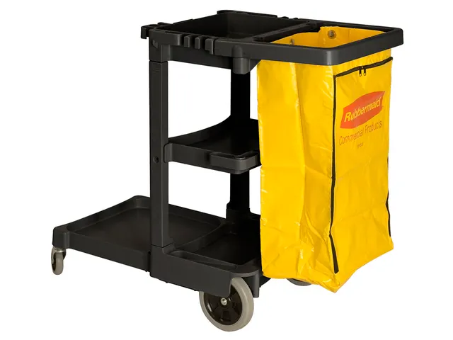 Schoonmaakkar Rubbermaid Zwart