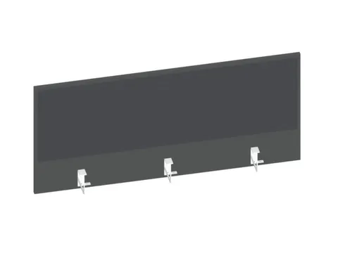 baliepaneel bureau aanbouw achter MS-donkergrijs antraciet 1200mm