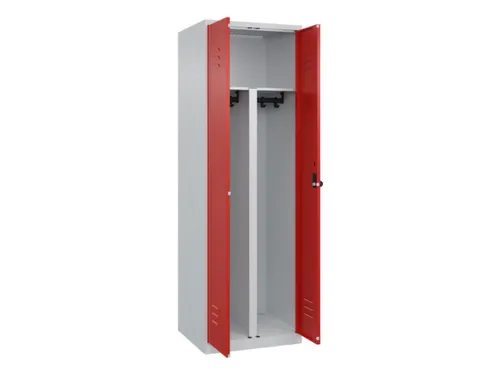 PBM-locker,HxBxD 1850x600x500mm,2vak,vak B 300mm,draaigrendel