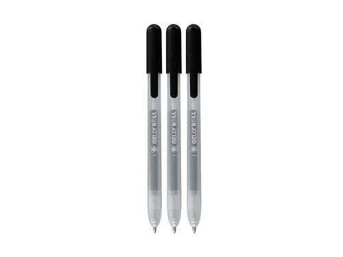 Gelschrijver Sakura Gelly Roll Classic 08 klikfunctie set à 3 stuks z