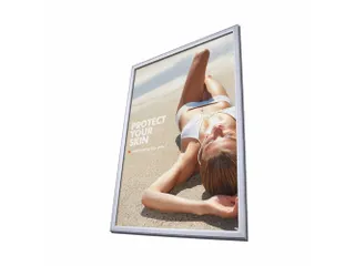 Etalage Kliklijst A2 Rechte Hoeken 25mm Window Snap frame - 1