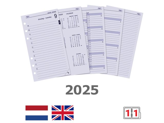 Agendavulling 2024 Kalpa Personal 1dag/1pagina | Jaarartikelen.nl