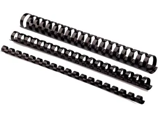 Fellowes Bindruggen, Pak Van 50 Stuks, 25mm, Zwart 21-rings - 1