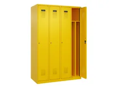 locker voor scheiding van kleding,HxBxD 1850x1200x500mm,4vak