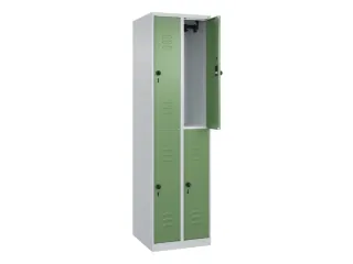 dubbeldekse locker,HxBxD 1850x500x500mm,2x2vak.,vak B 250mm - 2