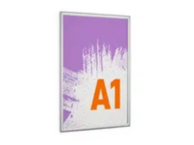 OUTLET Kliklijst aluminium Outdoor A1 metaal zilver