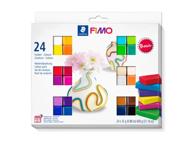 Boetseerklei Fimo soft set colour pak à 24 kleuren