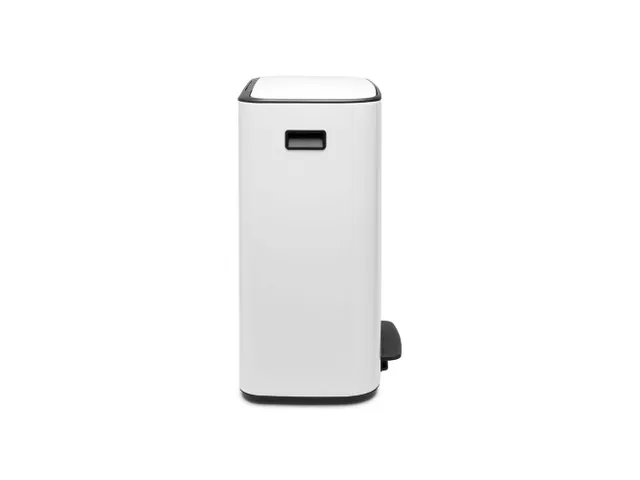 Afvalbak Bo Pedaalemmer Wit 2x30 Liter