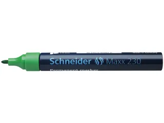 Marker Schneider Maxx 230 permanent ronde punt groen - 3