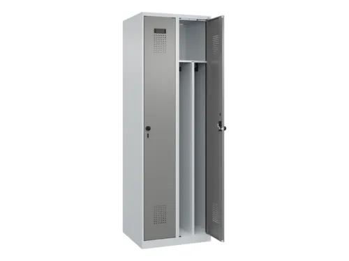 locker voor scheiding van kleding,HxBxD 1850x600x500mm,2vak