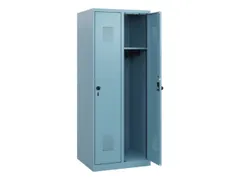 schoollocker,HxBxD 1530x600x500mm,2vak,vak B 300mm,draaigrendel