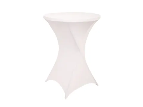 Tafelrok BRASQ voor statafel 80cm wit