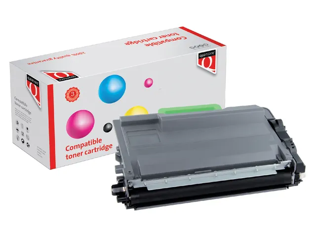 Tonercartridge Quantore alternatief tbv Brother TN-3480BK zwart