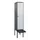 locker met bank,HxBxD 2120x400x815mm,1vak,vak B 400mm,draaigrendel