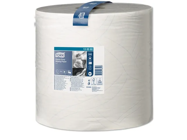 Poetspapier Tork W1 Heavy-Duty Premium 2-laags 1000 vel wit 130060
