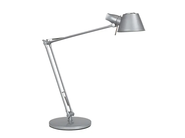 Bureaulamp MAUL Rock LED voet zilvergrijs