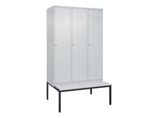 locker voor scheiding van kleding,HxBxD 2120x1200x815mm,3vak - 1