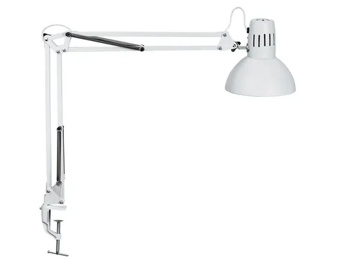 Bureaulamp MAUL Study tafelklem excl.LED lamp E27 wit