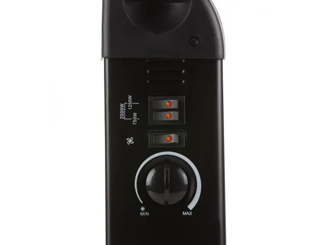 Convector Verwarming Turbo 3 Standen 2000W Zwart