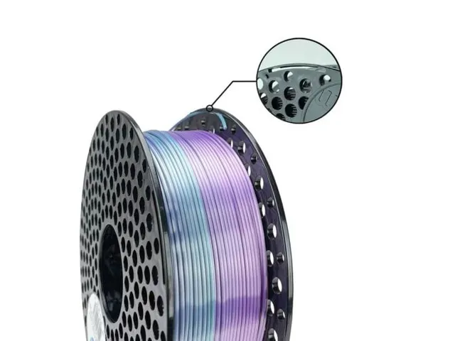Azurefilm PLA Silk 3D filament 1,75mm Rainbow Aurora 1kg