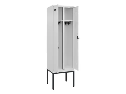 locker voor scheiding van kleding,HxBxD 2120x600x500mm,2vak